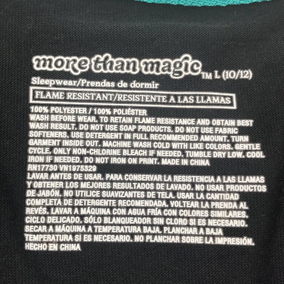 More Than Magic Girl's Short Sleeve Top Presents & PJ Parties Large 10-12 New - Picture 6 of 12